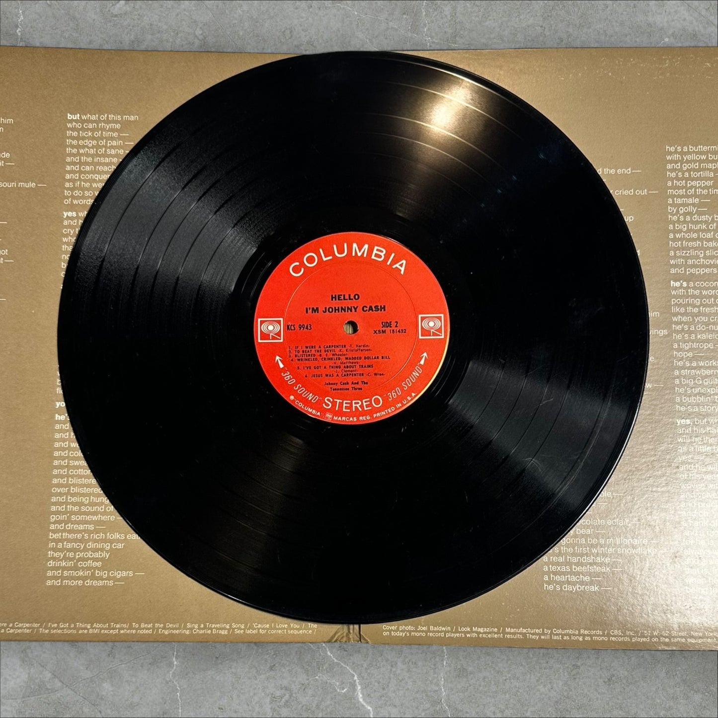 Johnny Cash - Hello I'm Johnny Cash Vinyl