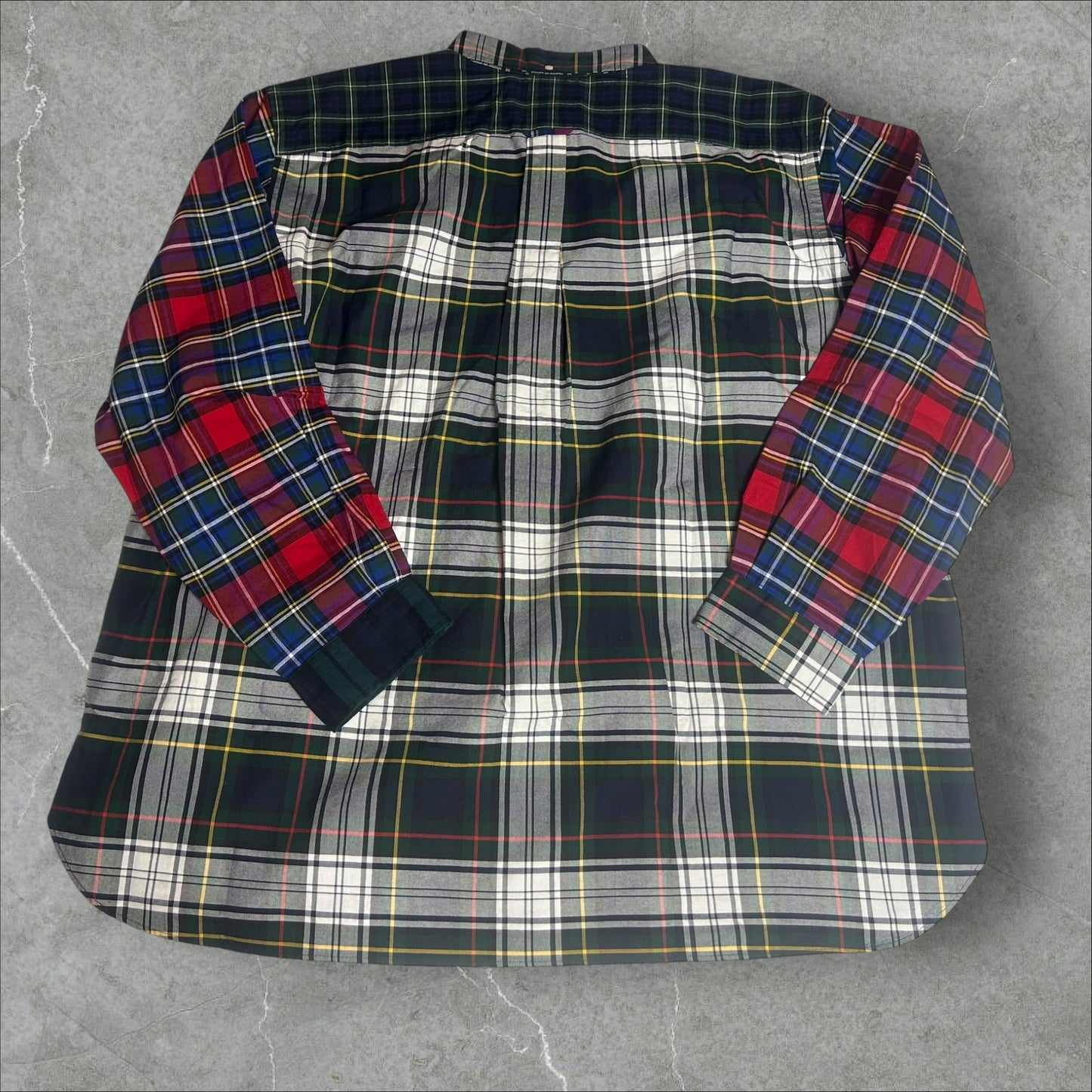 Polo Ralph Lauren Plaid Classic Fit Quarter Button(2XB)