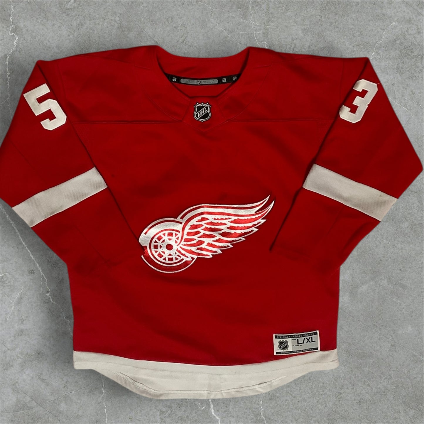 Fanatics Moritz Seider Detroit Red Wings Home Breakaway Player Jersey (L/XL)