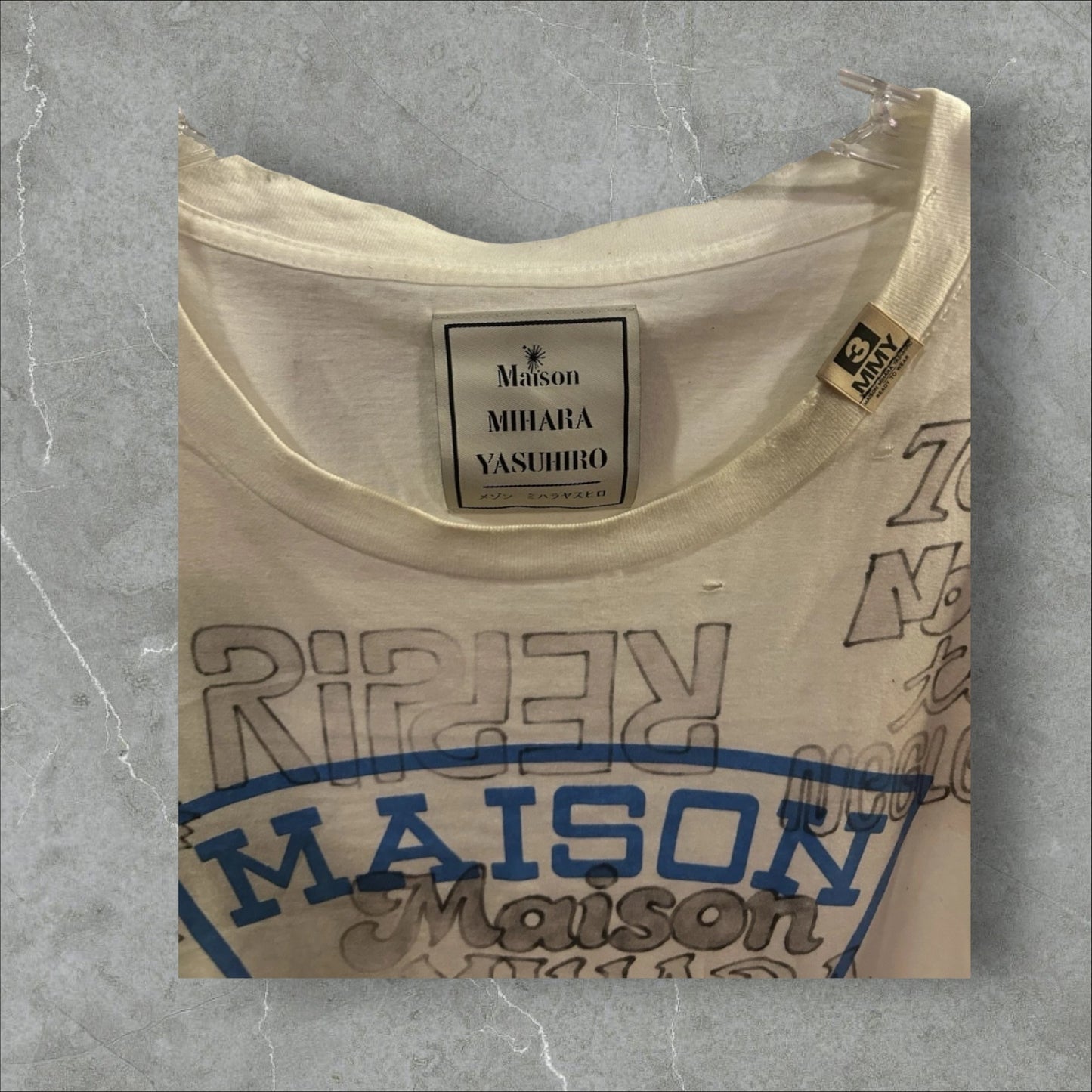 Maison Mihara Yasuhiro T-Shirt (XXL)