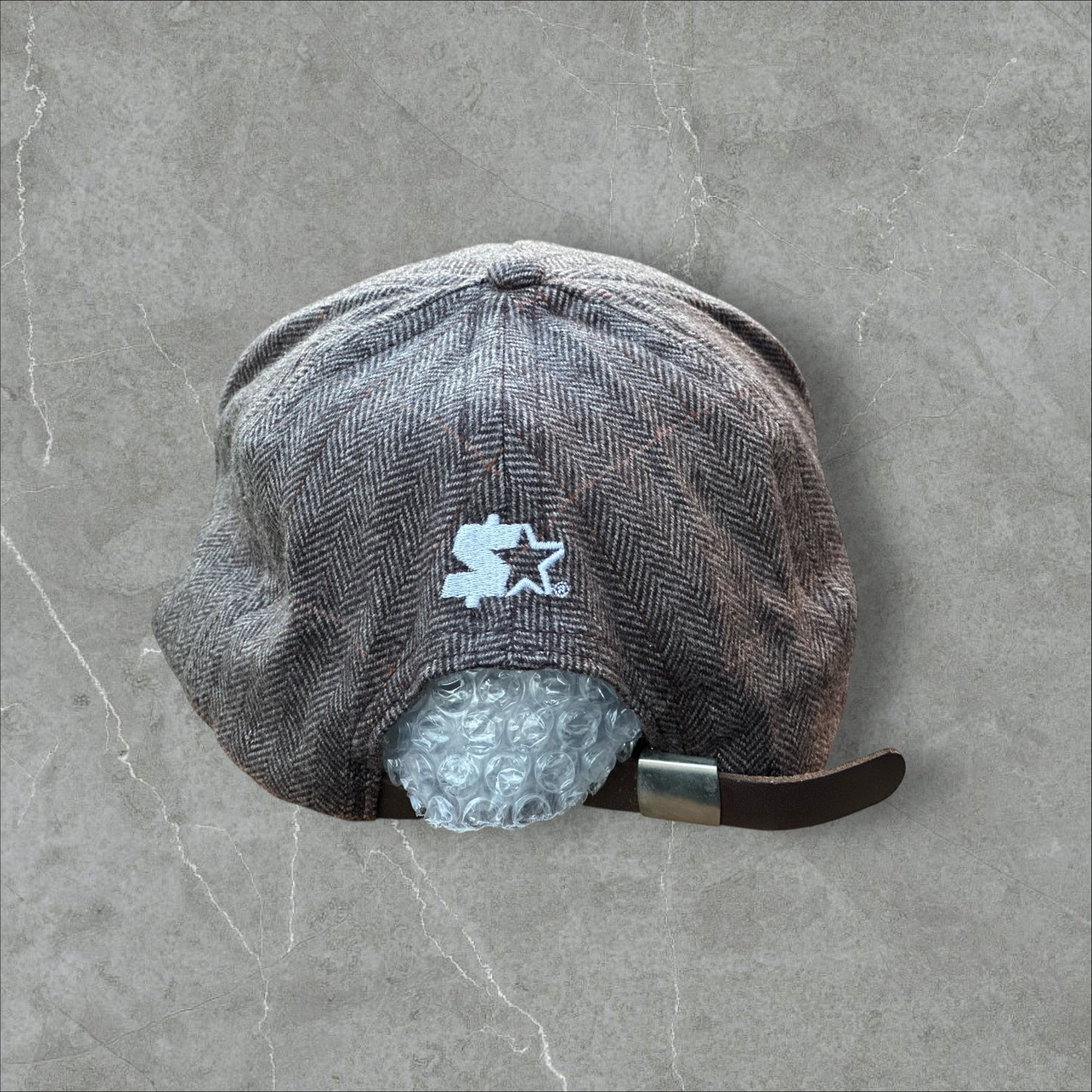 Supreme Leather Strapback Hat