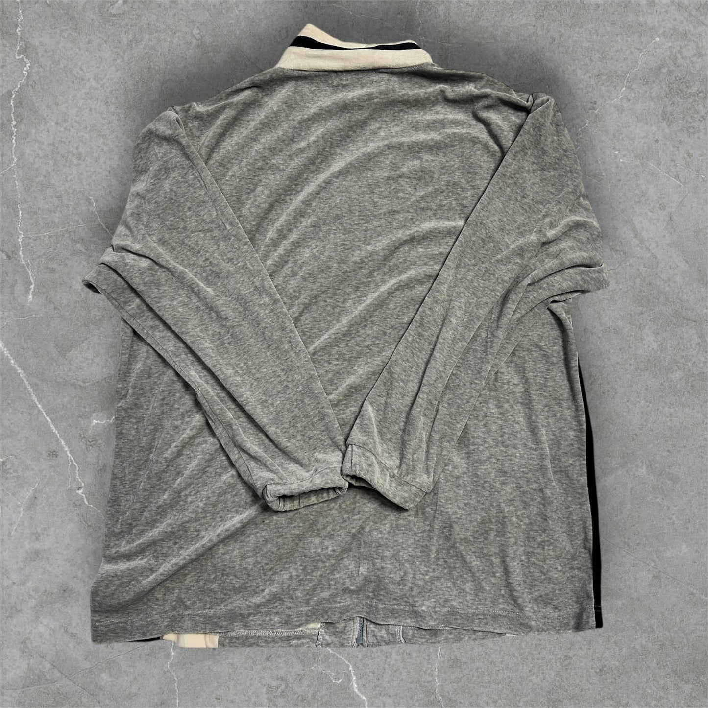 Sean John Velour Zip Up Track Jacket (XL)