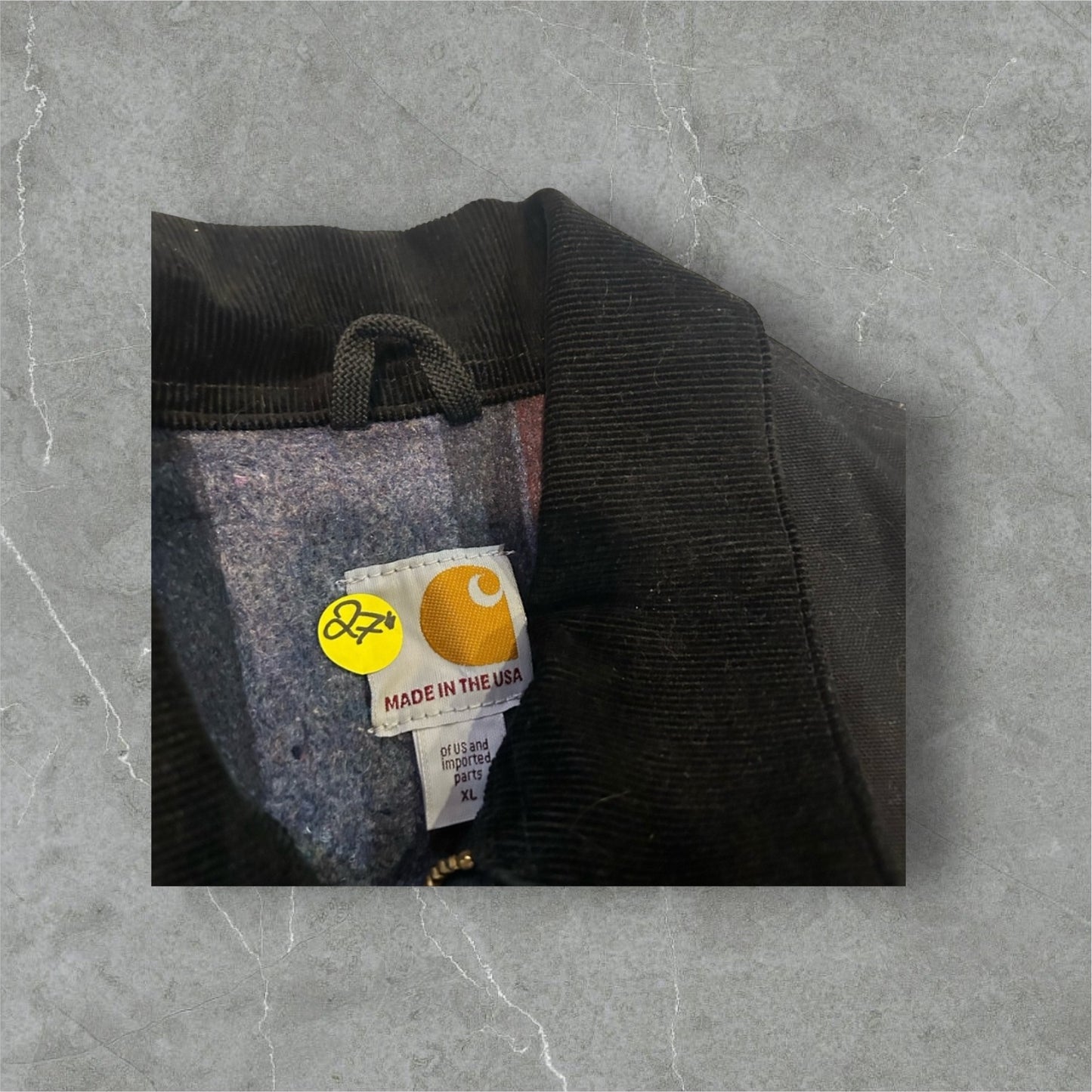 Carhartt Detroit Blanket Lined Zipper Closure Jacket (XL)