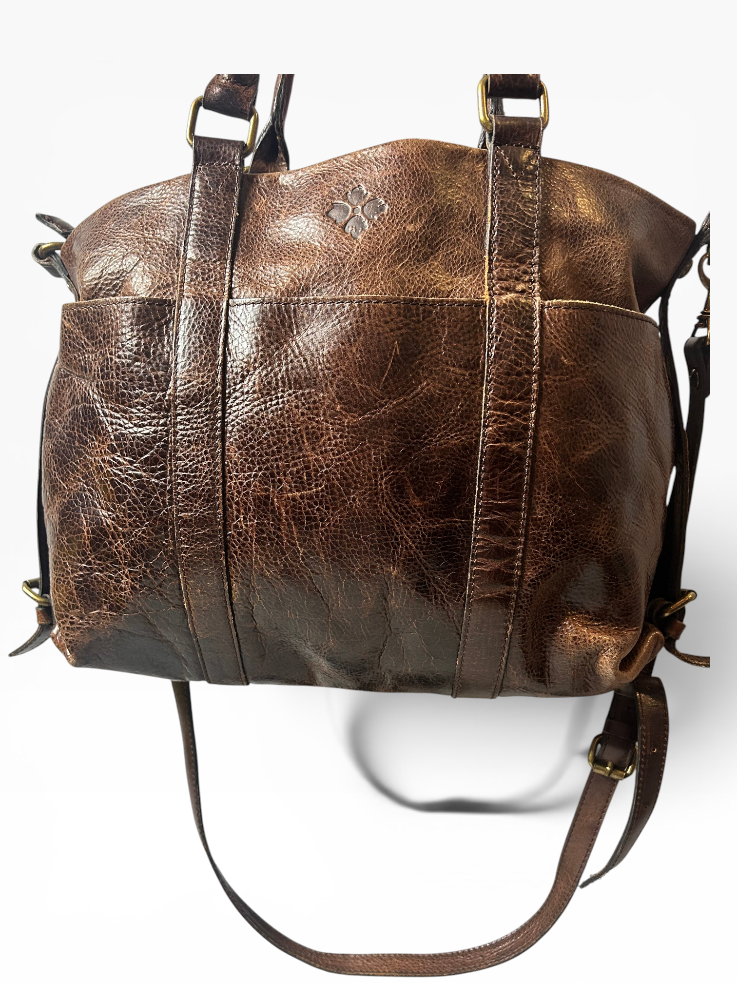 Patricia Nash Brown Leather Tote Bag