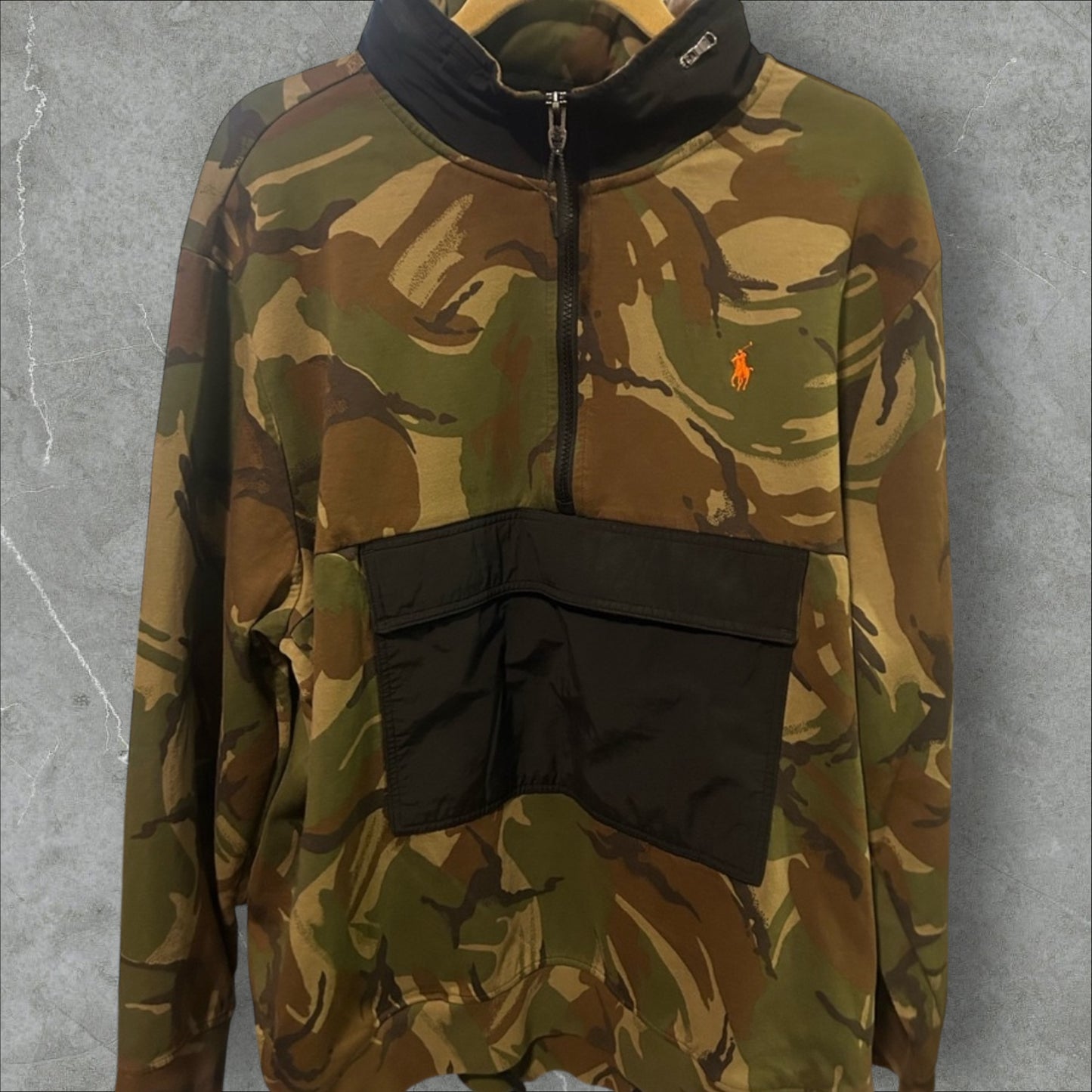 Polo Ralph Lauren Camo Pullover Quarter Zip (XXL)