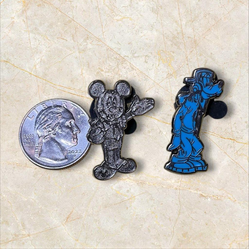 Mickey Goofey Disney Pin Bundle