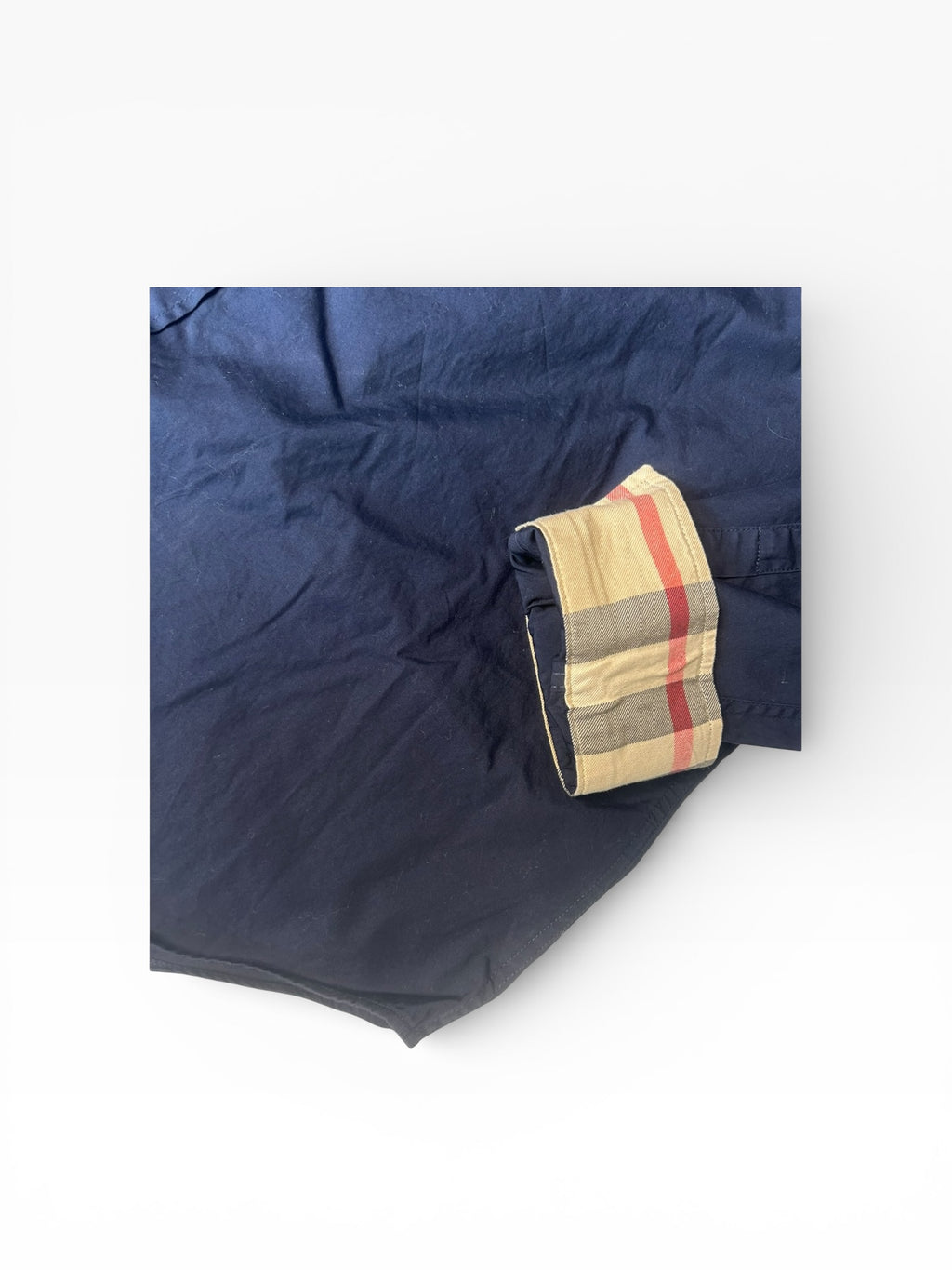 Burberry Brit Flip Cuff Navy Button Down (XL)