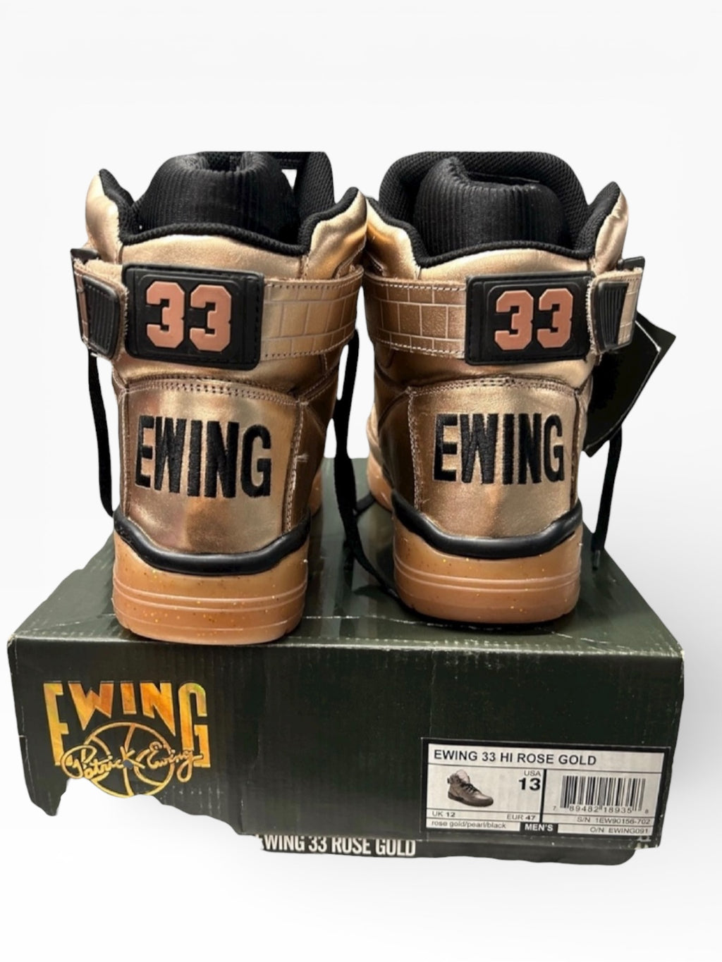 Patrick Ewing 33 HI Rose Gold MENS 13)