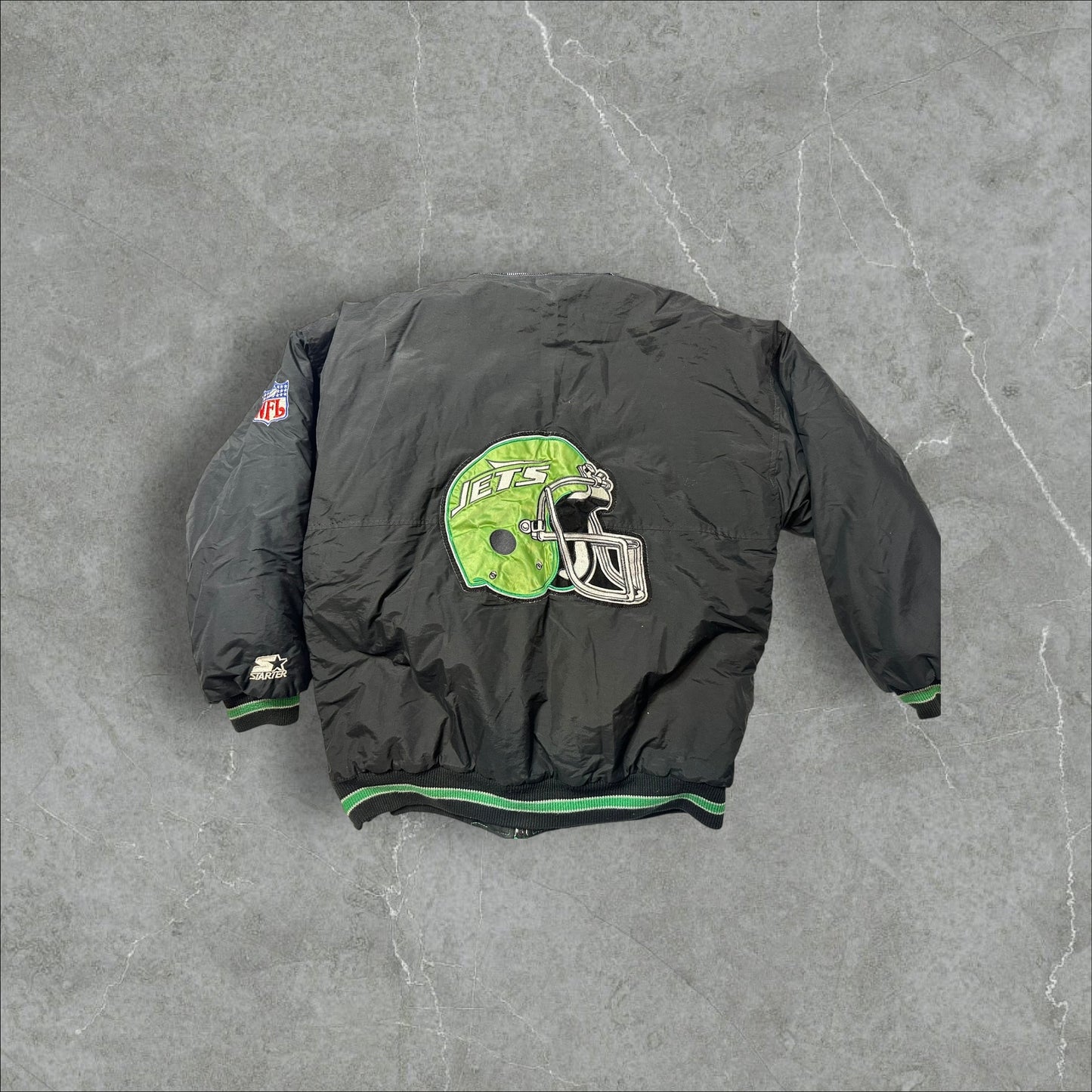Starter New York Jets Puffer Jacket NFL Parka (XL)