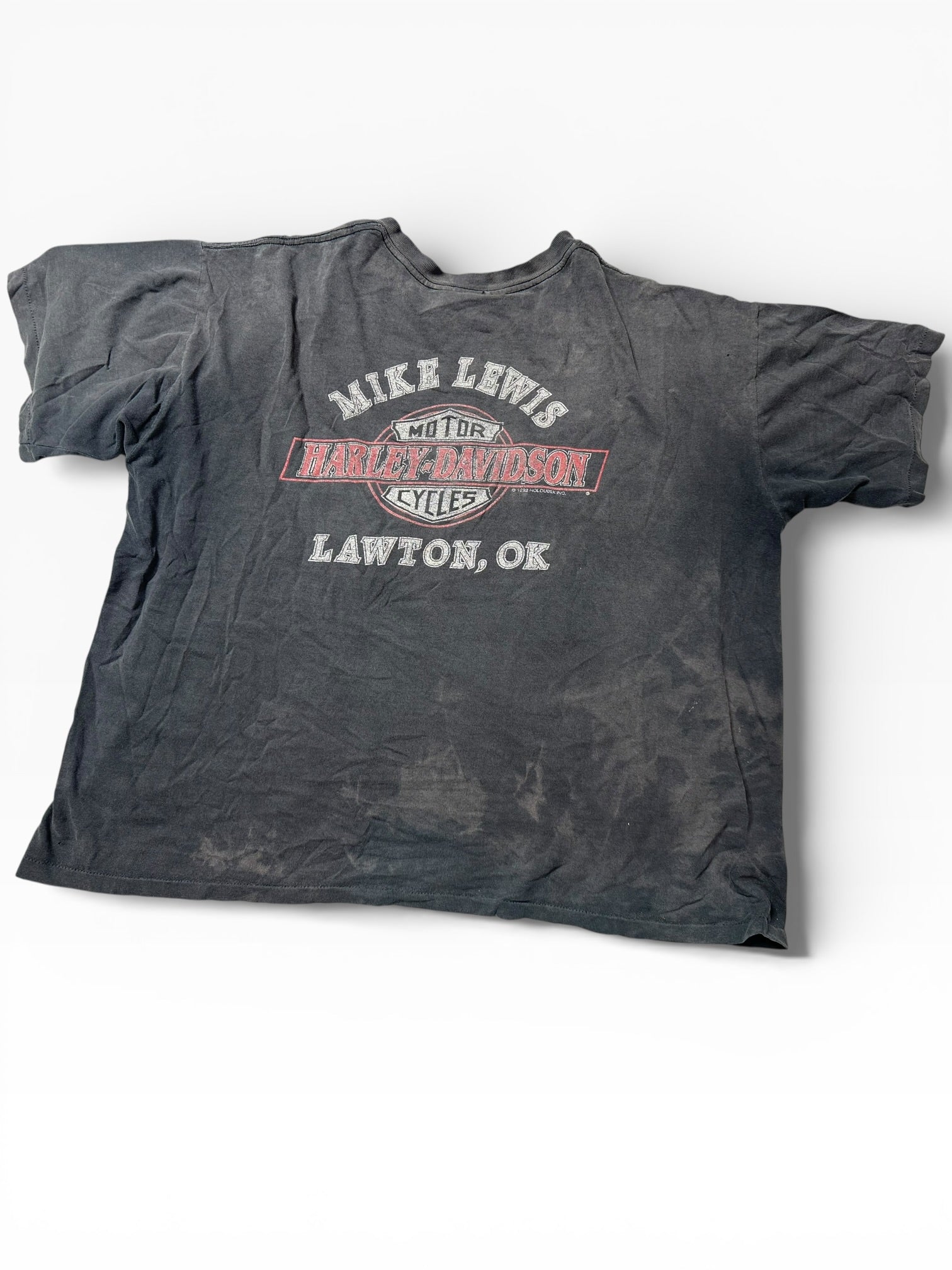 Vintage Harley Davidson Motorcycle Graphic Tee (XXL)
