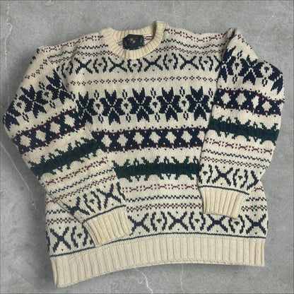 American Portrait Vintage Cotton Sweater (L)