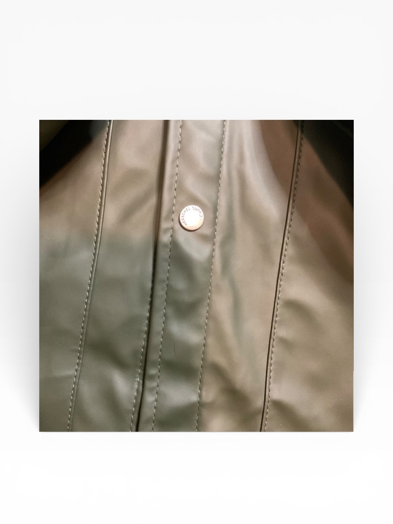 Herschel Supply Co. Classic Olive Mallard Rain Coat (M)