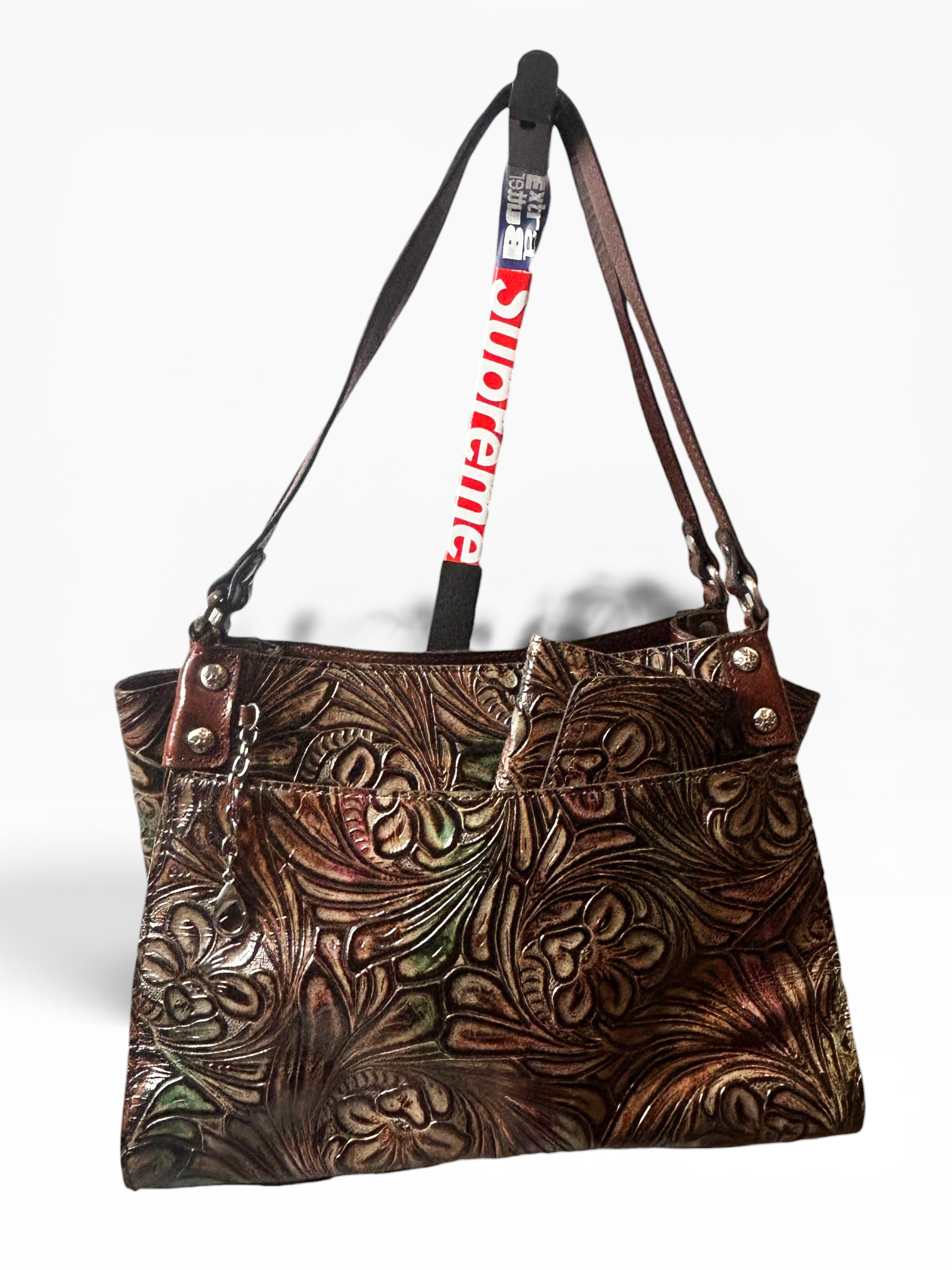Patricia Nash Metallic Tobacco Fields Romina Bag