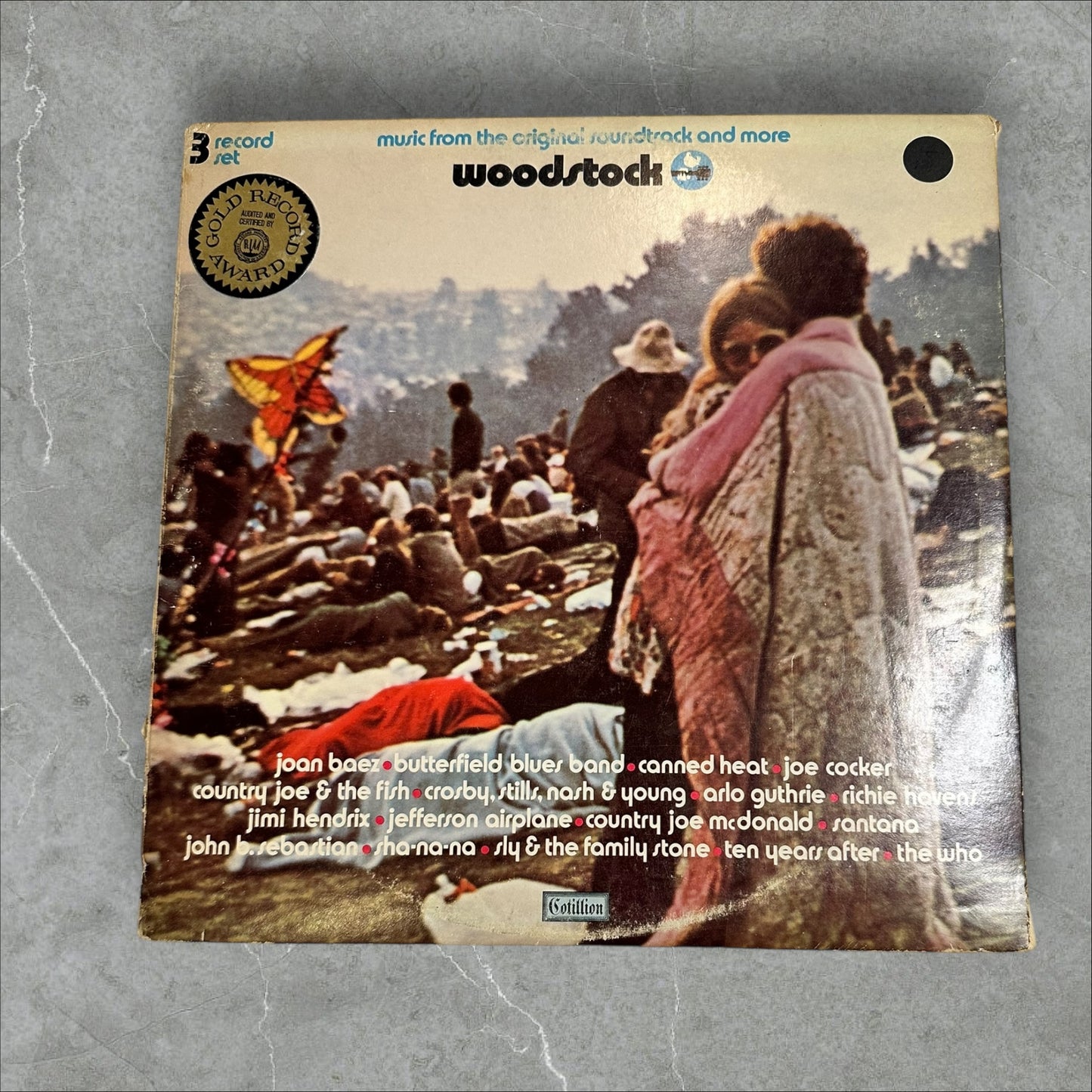 Woodstock  'Music From The Original Soundtrack And More' - 3 Record Set - 1970