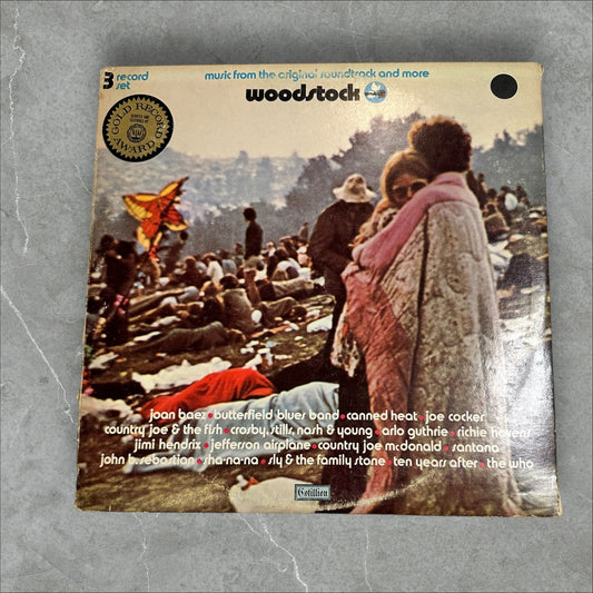 Woodstock  'Music From The Original Soundtrack And More' - 3 Record Set - 1970