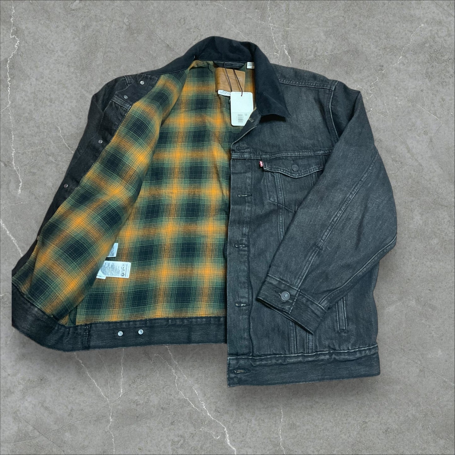 Levi Black Denim Jacket (L)