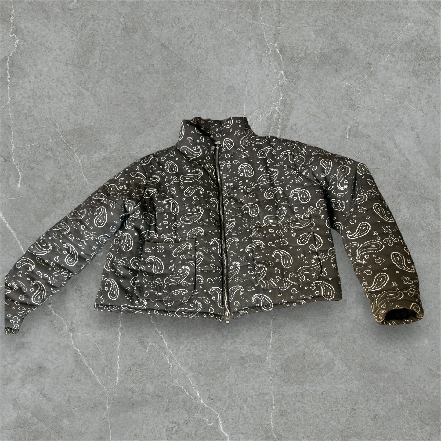 Mnml Paisley Crop Jacket (XL)