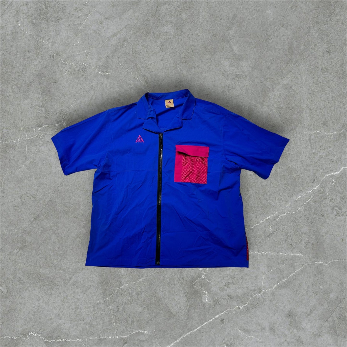 Nike ACG Short Sleeve Zip Up Shirt (XXL)