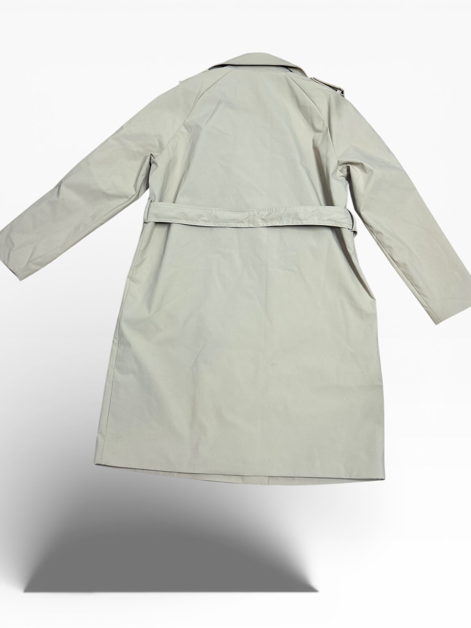 Guess Beige Double-Breasted Trench Coat ( L)