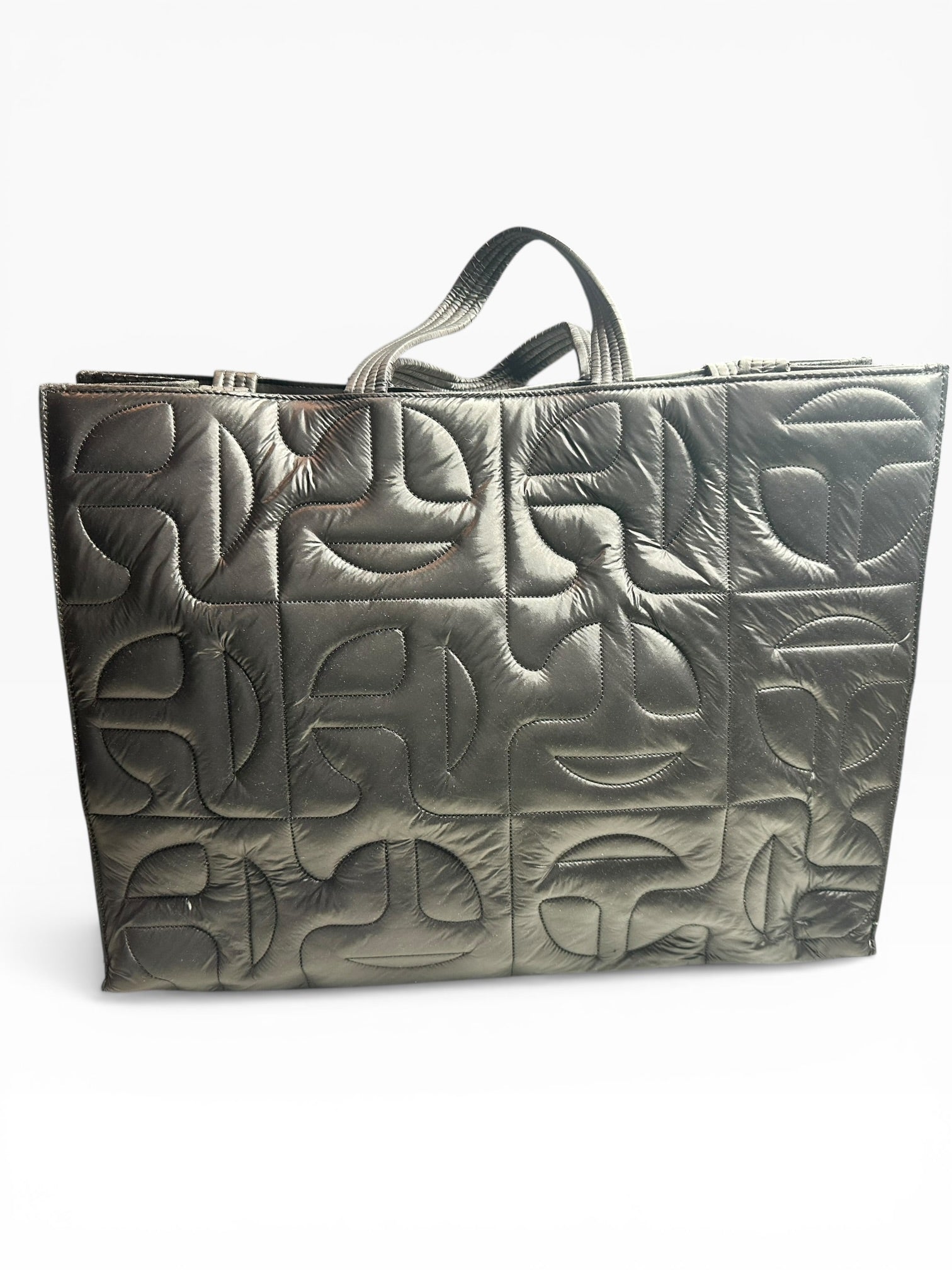 Moose Knuckle X Telfar Leather Quilted Shopper Bag