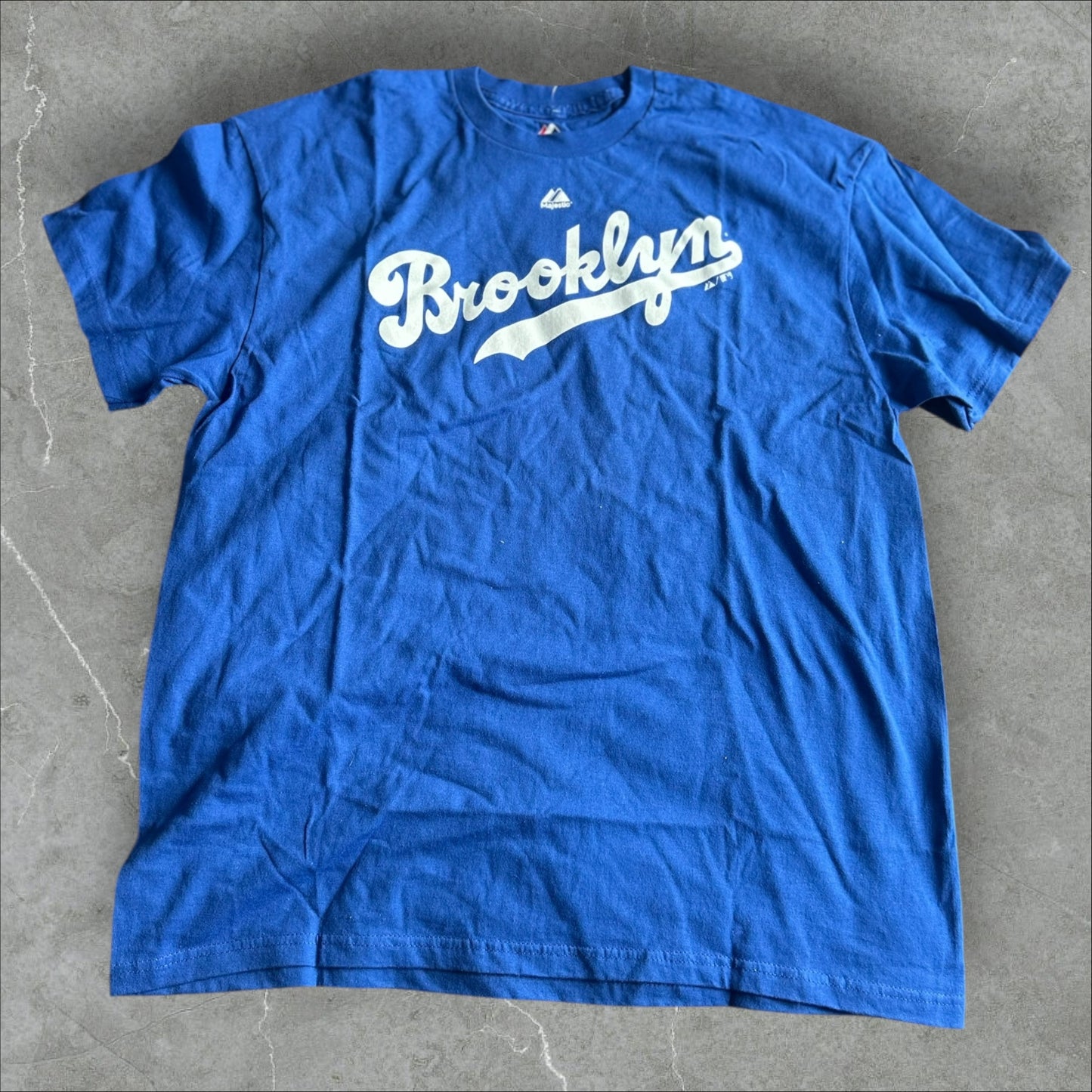 Majestic Brooklyn Dodgers Jackie Robinson Cooperstown Tee (XL)