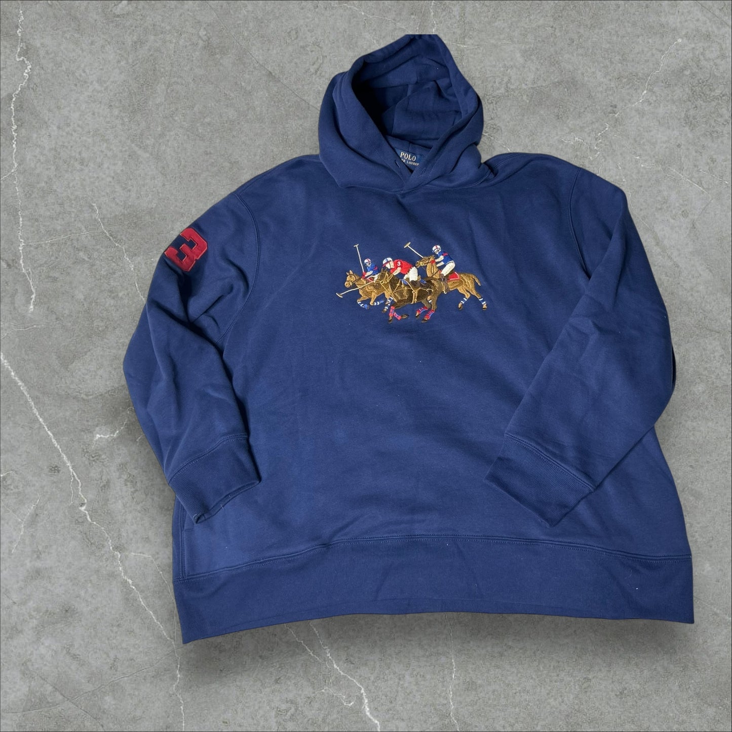 Polo Ralph Lauren Triple Pony Fleece Hoodie (3X)