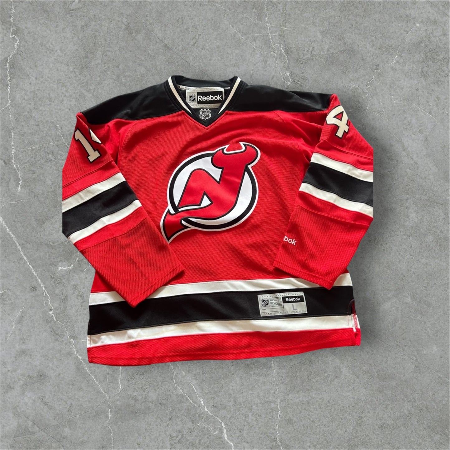 Reebok Adam Henrique New Jersey Devil Jersey (L)
