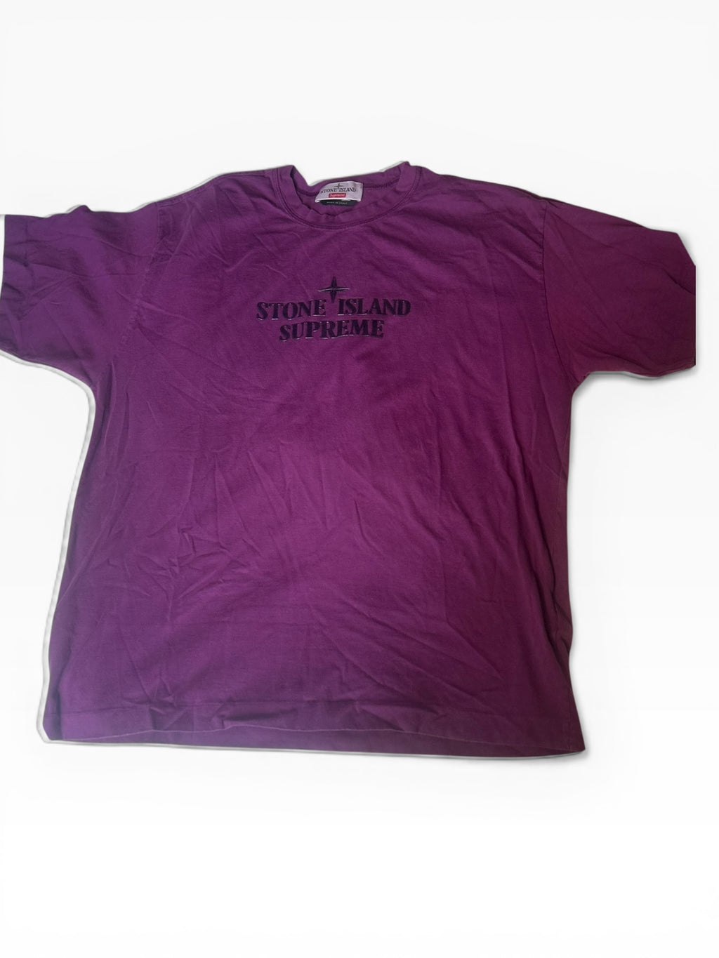 Supreme X Stone Island Purple Tee (M)