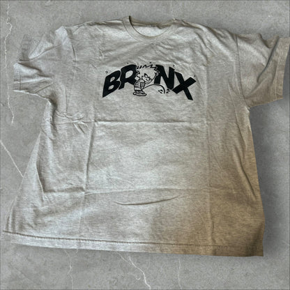 Vintage Dirty Calvin Bronx Graphic Gray Tee (2X)
