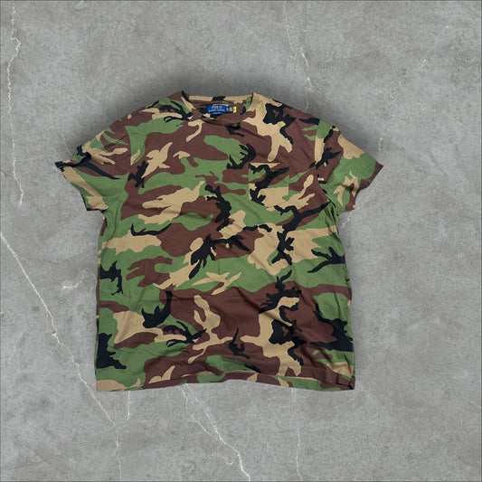 Polo Ralph Lauren Camo Pocket Tee(XL)
