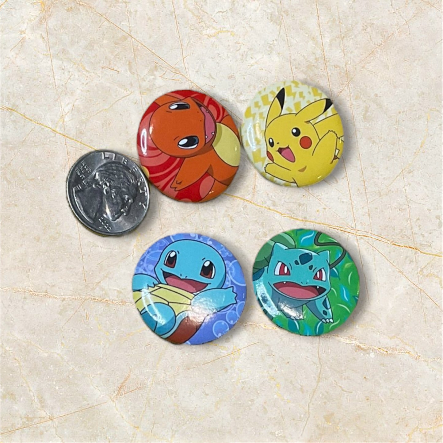 Funko Pokémon 4 Starters Pin Sets