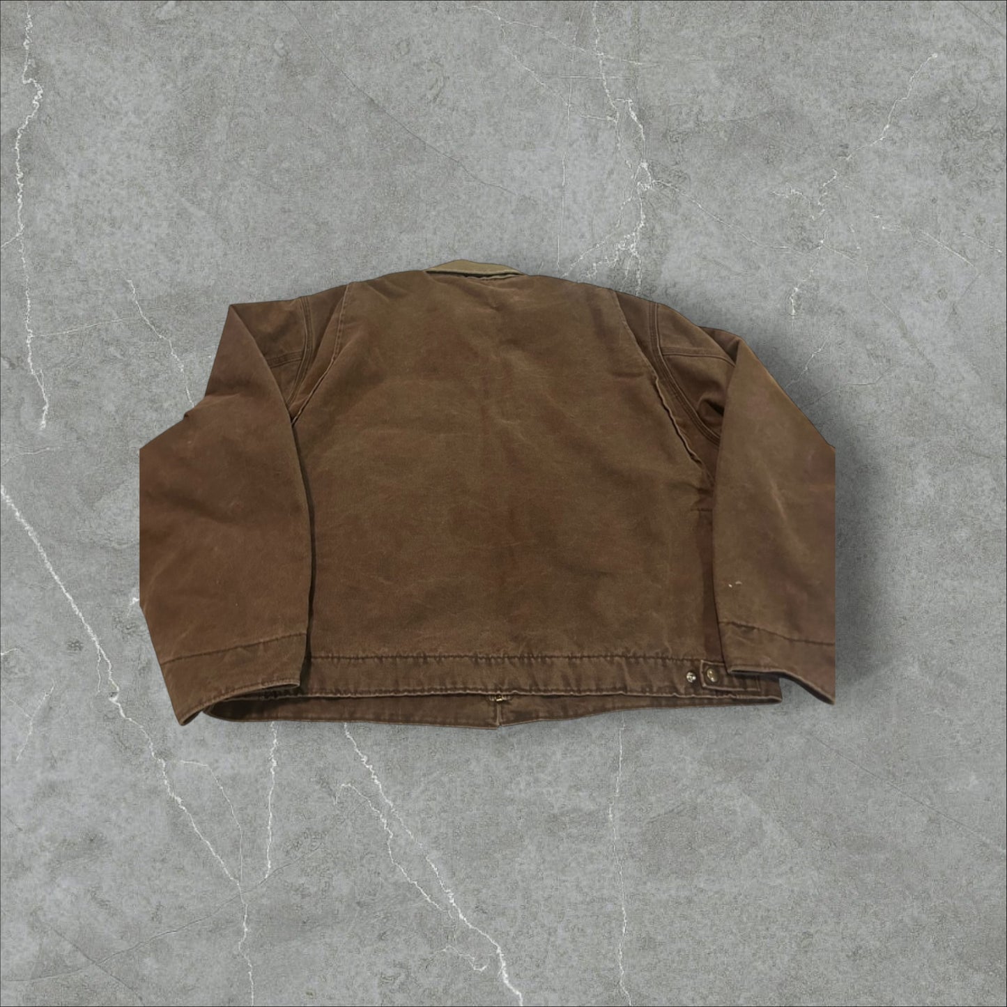 Carhartt Brown Flannel Lined Detroit Jacket (XL)