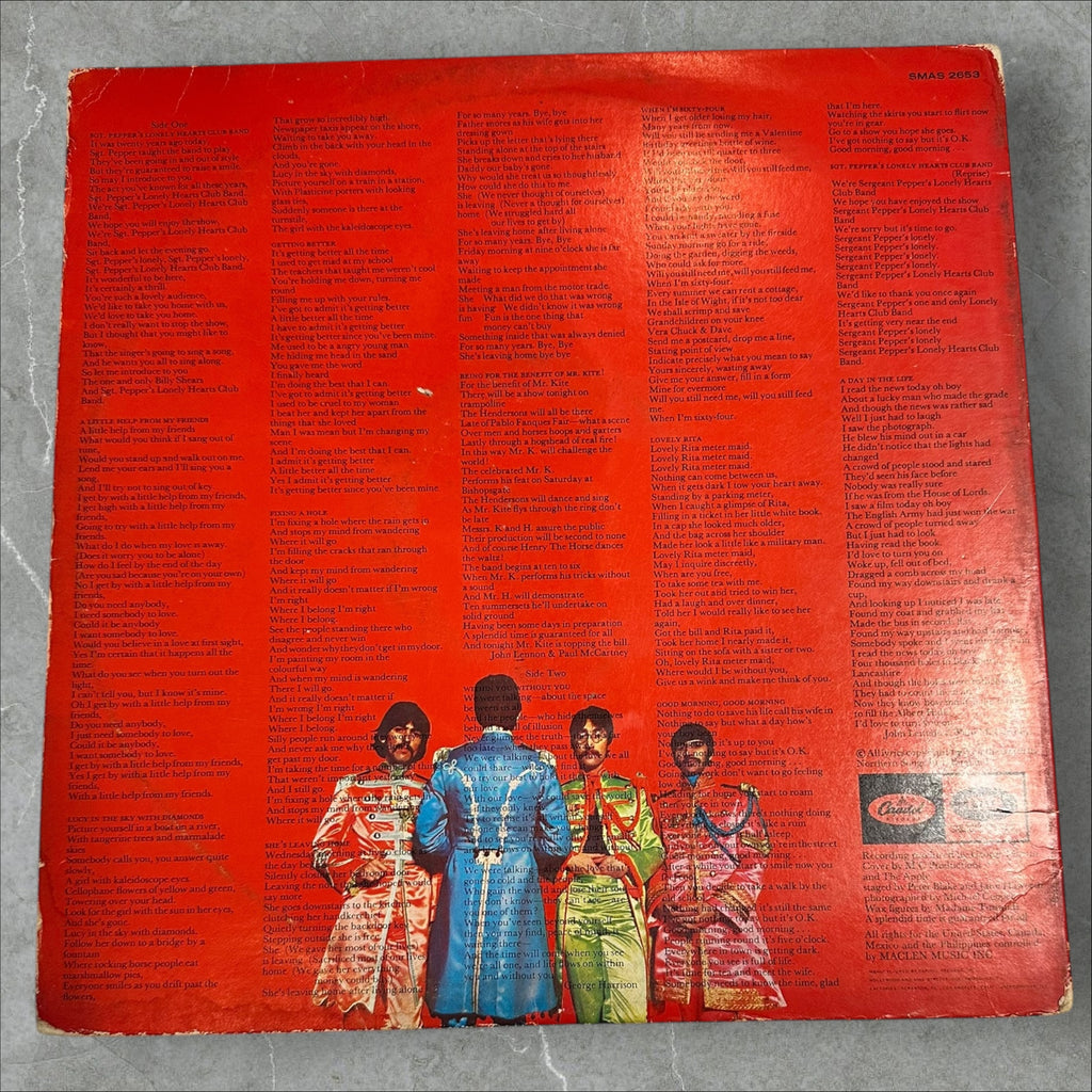 The Beatles - Sgt. Peppers Lonely Hearts - 1967 Vinyl