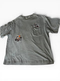 90s Embroidered Bugs Bunny & Taz Basketball Crop Tee(XL)