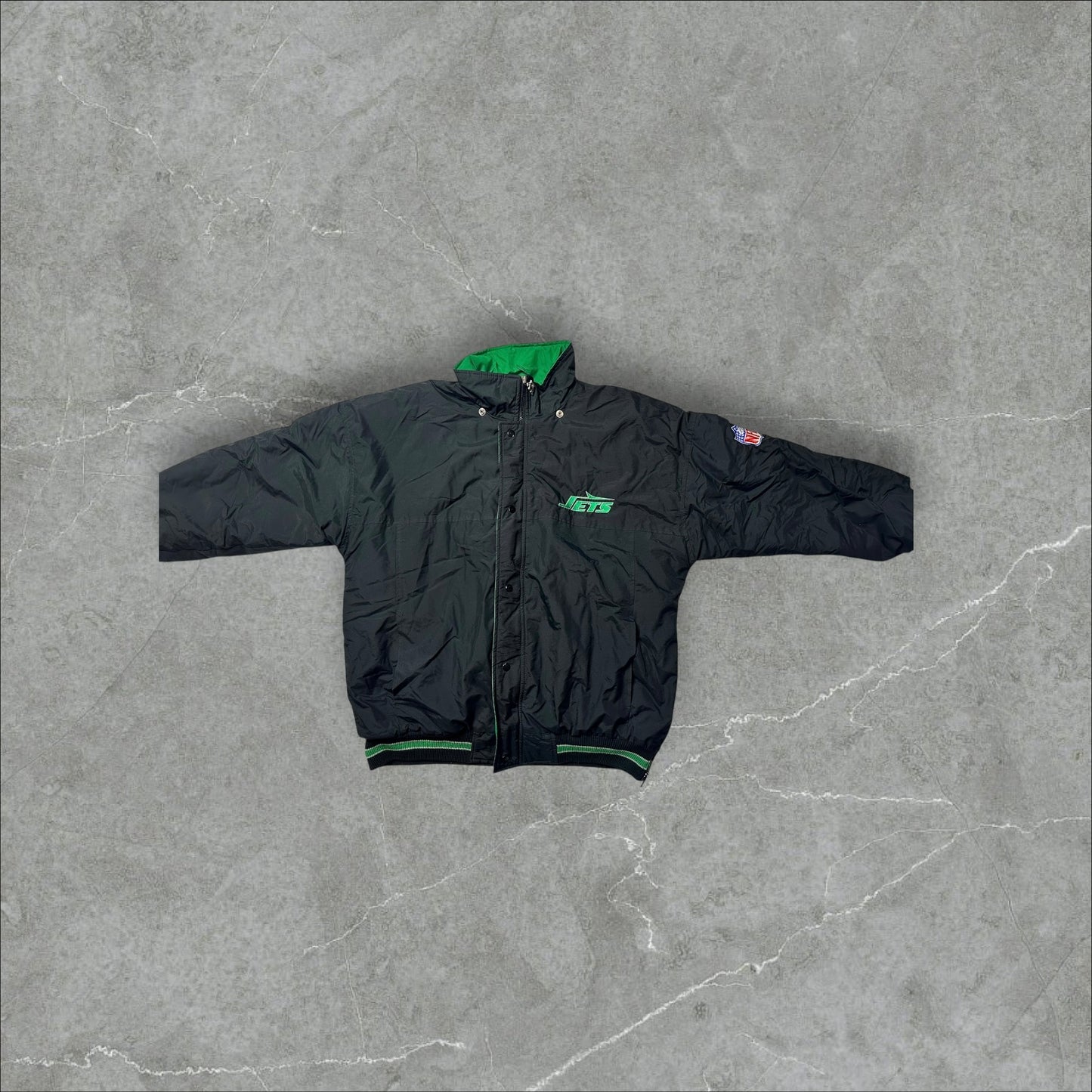 Starter New York Jets Puffer Jacket NFL Parka (XL)