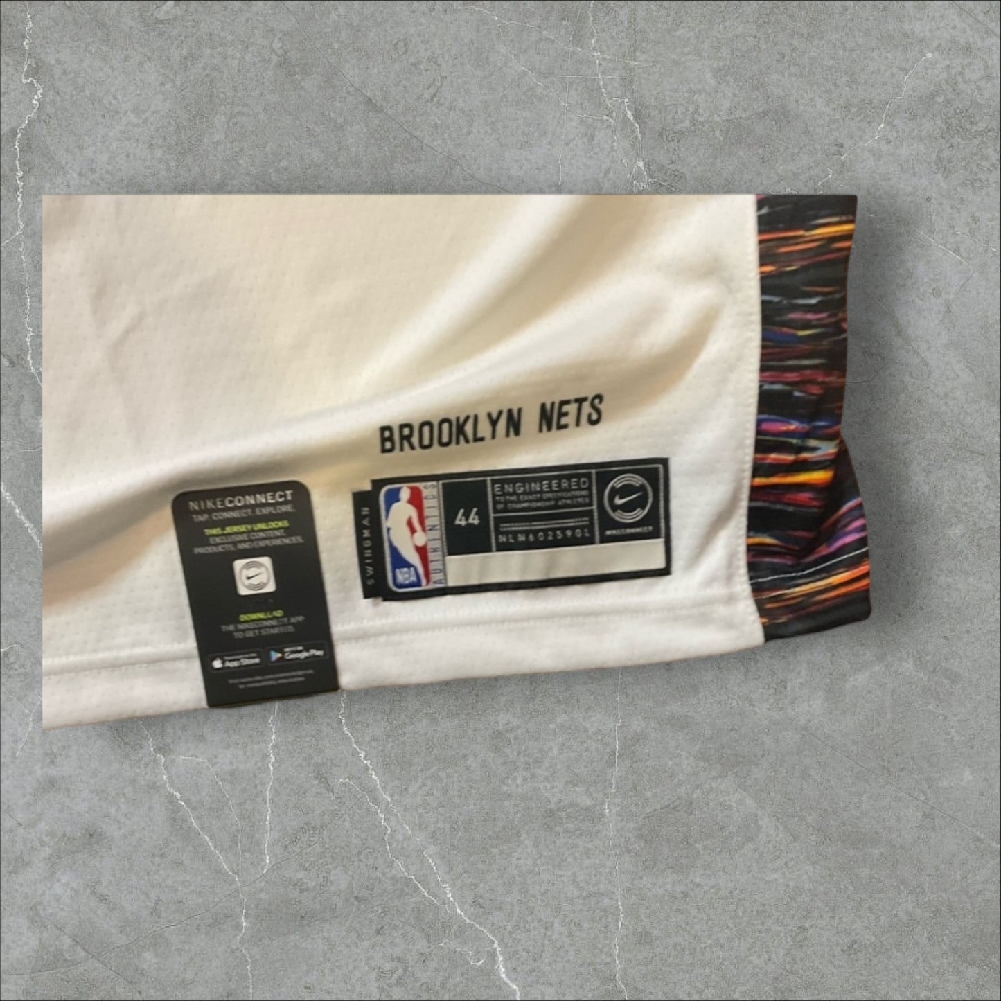 Brooklyn Nets Bed Stuy City Edition Basketball shirt jersey Blank(Size 44)