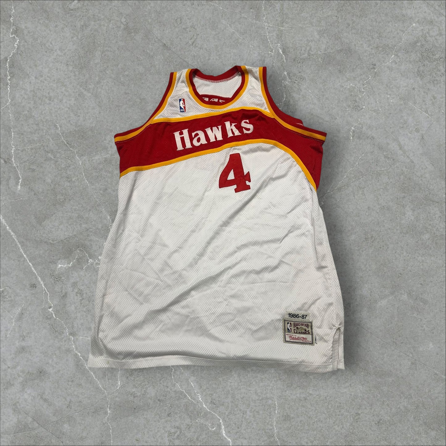 Mitchell and ness Spud Webb Hawks Jersey (XXL)