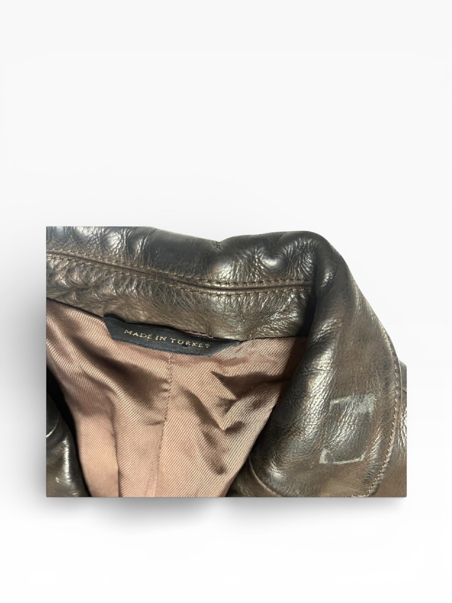 Banana Republic Chocolate Leather Blazer (Size 42)