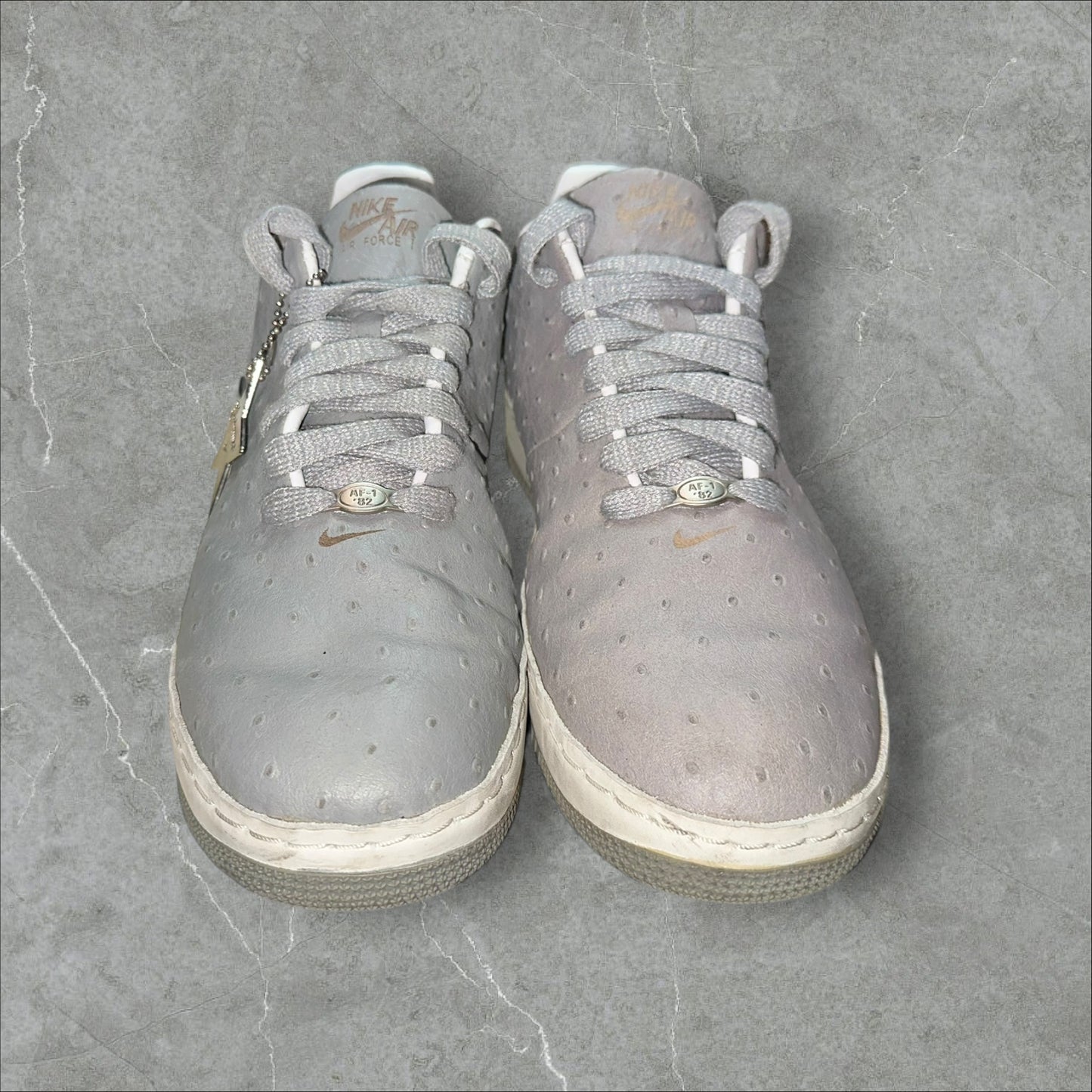 Supreme Nike Air Force One Ostrich Grey (MENS 10)