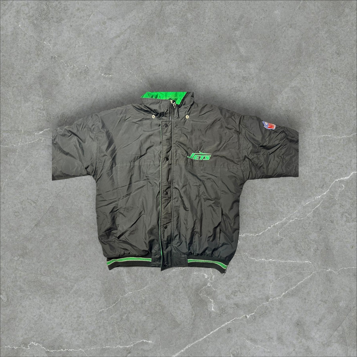 Starter New York Jets Puffer Jacket NFL Parka (XL)