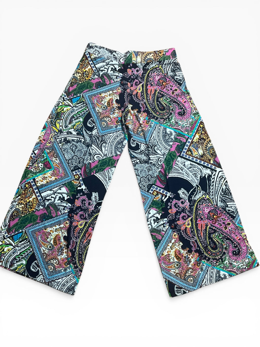 Lauren Ralph Lauren Paisley Wide Leg Pants (M)