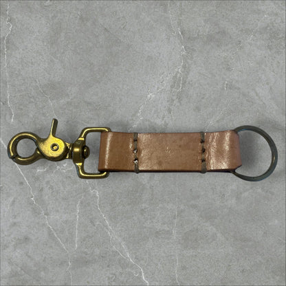 Naked & Famous Cordovan Leather Keychain
