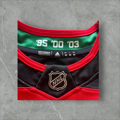 Adidas Nico Hischier New Jersey Devil Hockey Jersey (46)