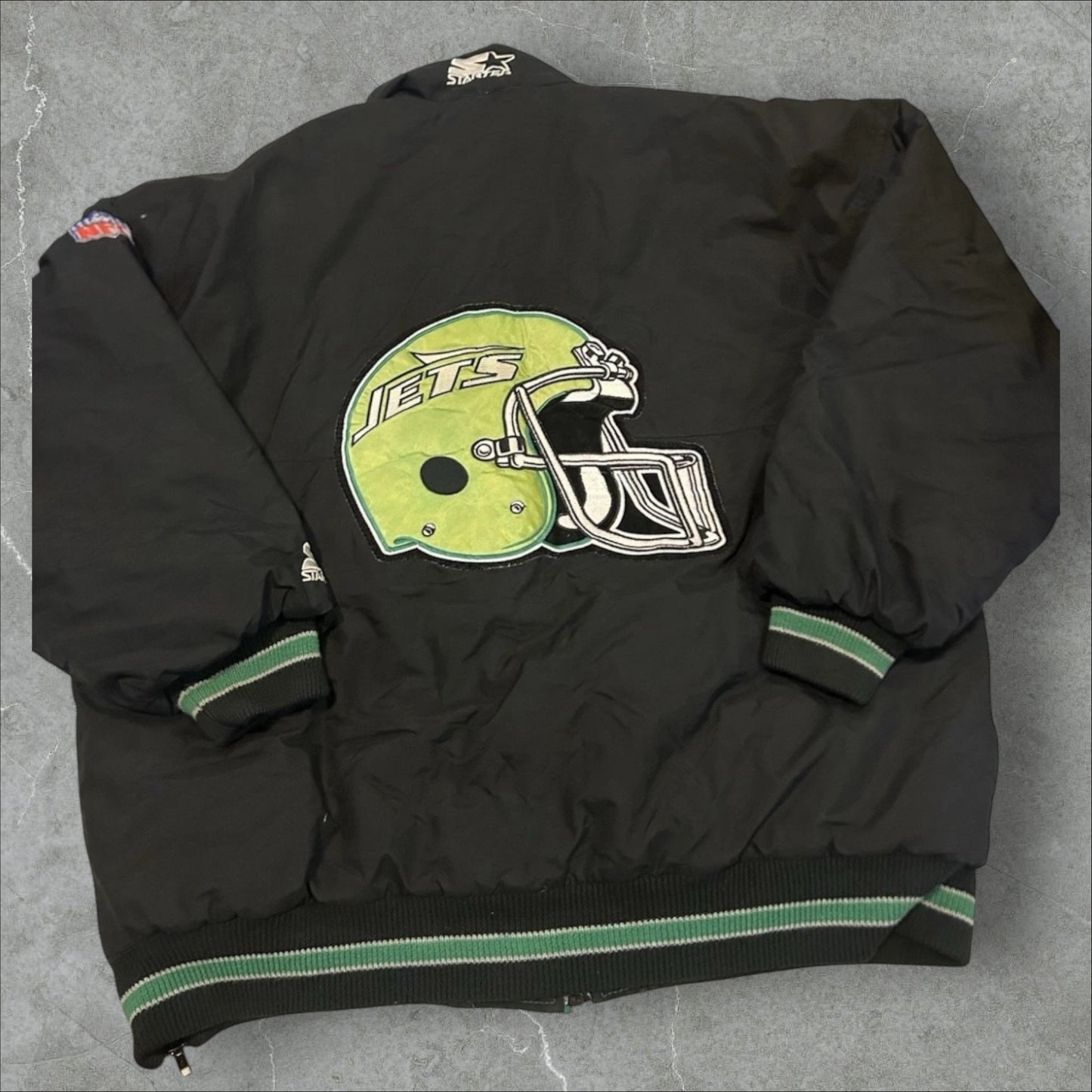 Starter New York Jets Puffer Jacket NFL Parka (XL)