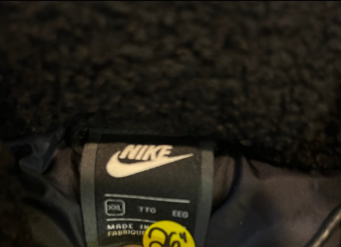 Upcycled Nike Puffer Vest W/ Carhartt Pouch (XXL)