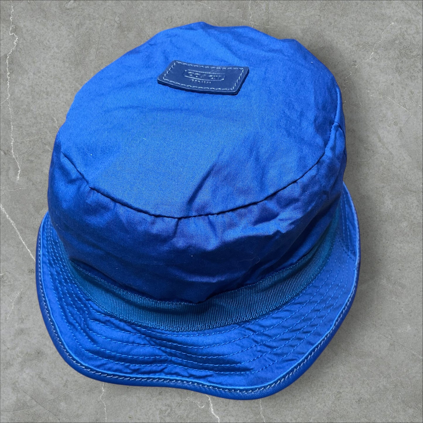 Coach Reversible Blue Bucket Hat