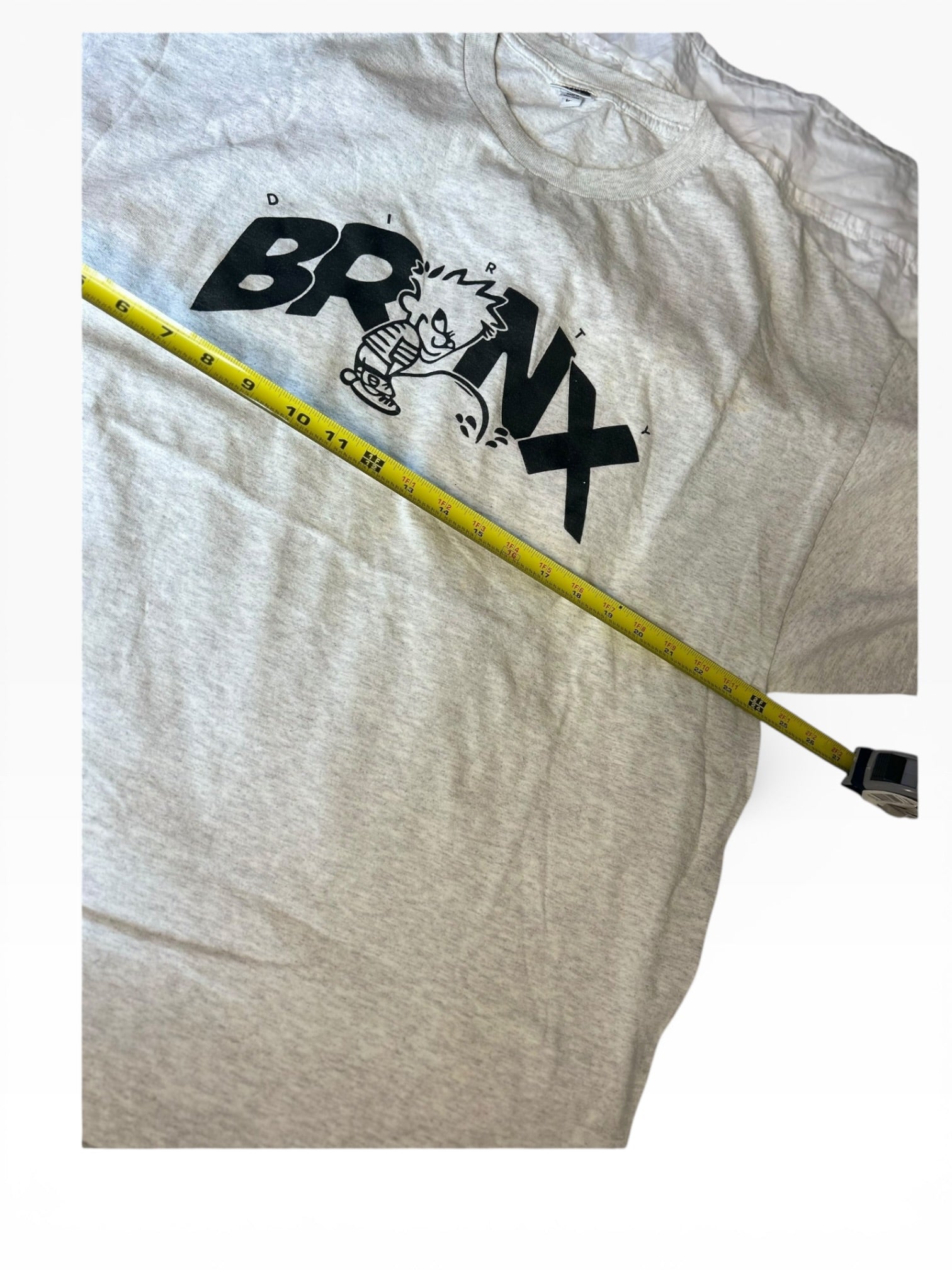 Vintage Dirty Calvin Bronx Graphic Gray Tee (2X)