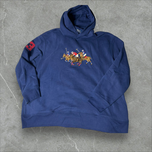 Polo Ralph Lauren Triple Pony Fleece Hoodie (3X)