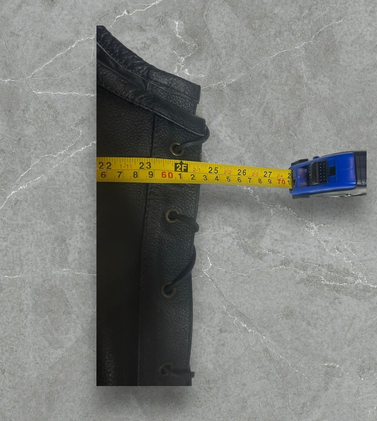 Jackets 4 Bikes Padded Motorcycle Leather Vest (XL)