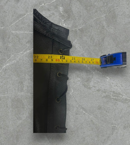 Jackets 4 Bikes Padded Motorcycle Leather Vest (XL)